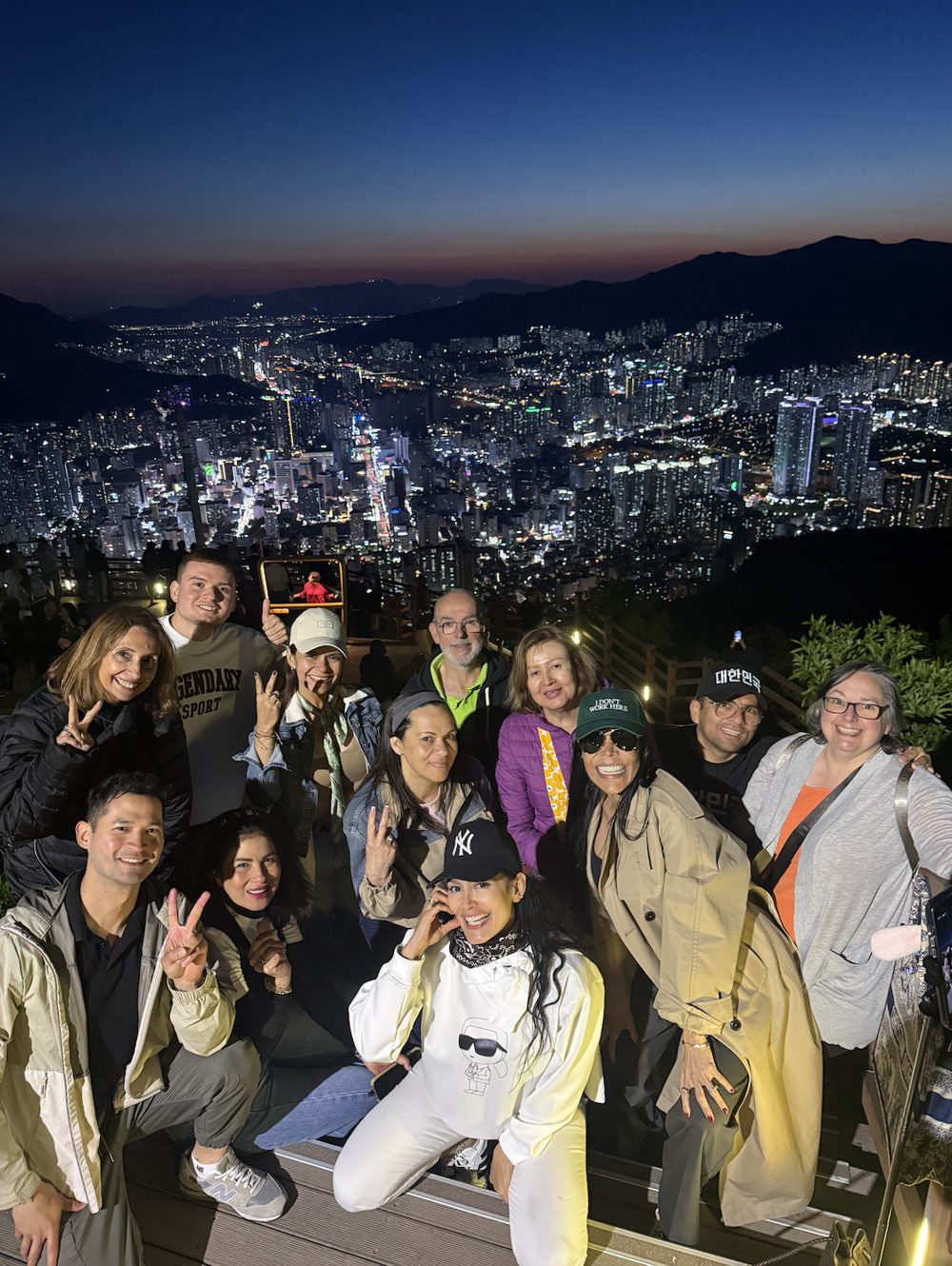 Grupo Hamke Tours, mirador nocturno de Busan